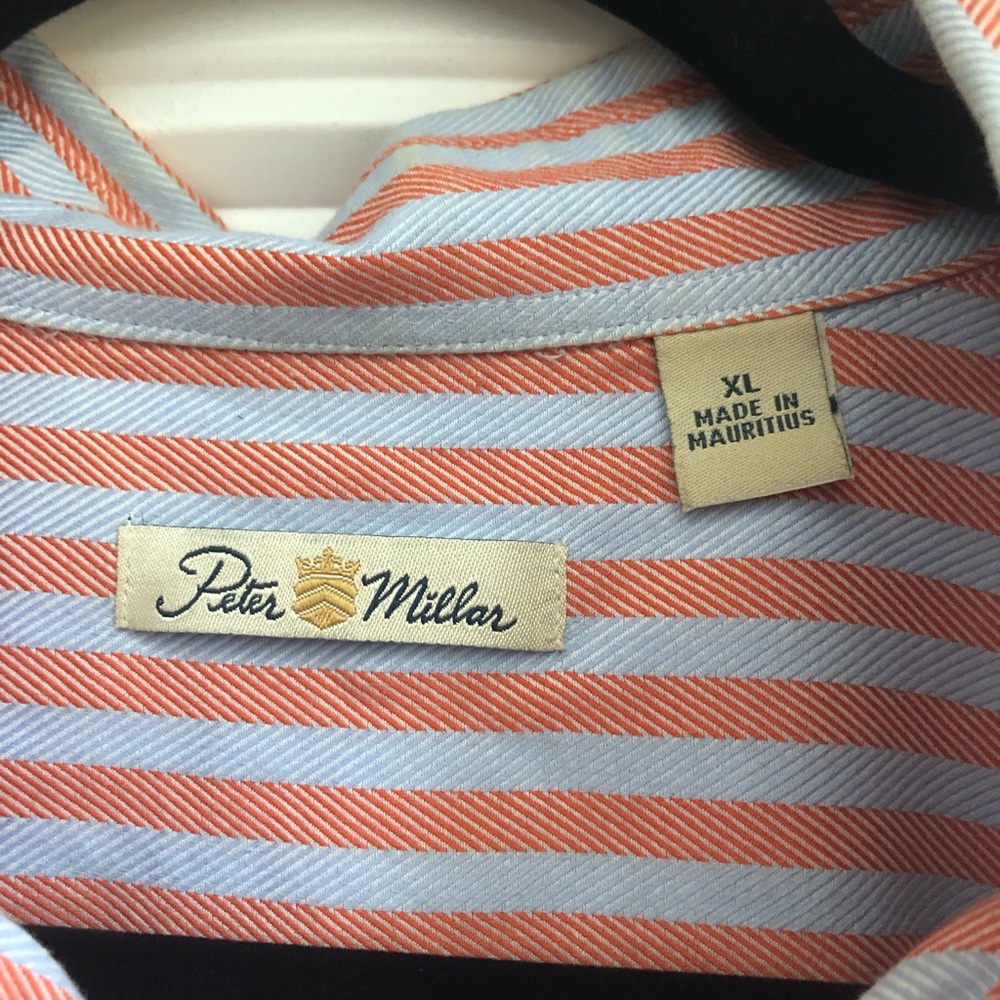 PETER MILLAR ~ Men’s Button-Up Long Sleeve Shirt